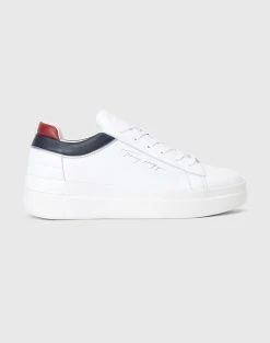 TOMMY HILFIGER ΠΑΠΟΥΤΣΙΑ TH FEMININE LEATHER SNEAKER