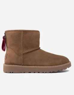 UGG W CLASSIC MINI LOGO ZIP