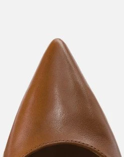 RALPH LAUREN ΥΠΟΔΗΜΑ ΓΥΝΑΙΚΕΙΟ LANETTE-PUMPS-DRESS ( Ύψος τακουνιού: 7 εκ ) -ADIDAS SHOP 3610BRALP6060008 Brown 4