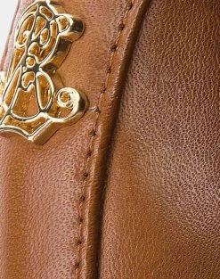 RALPH LAUREN ΥΠΟΔΗΜΑ ΓΥΝΑΙΚΕΙΟ LANETTE-PUMPS-DRESS ( Ύψος τακουνιού: 7 εκ ) -ADIDAS SHOP 3610BRALP6060008 Brown 5