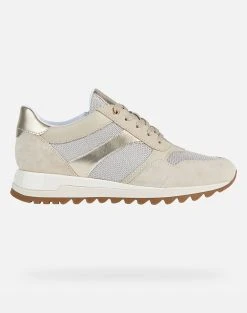 GEOX D TABELYA A - SUEDE SHINY TEXT