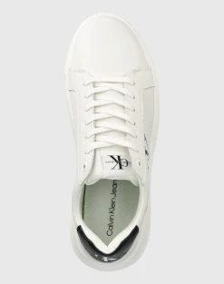 CALVIN KLEIN ΠΑΠΟΥΤΣΙΑ CHUNKY CUPSOLE MONOLOGO -ADIDAS SHOP 3620ACALV6070031 White 4