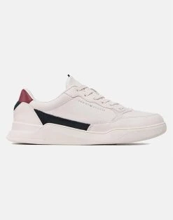 TOMMY HILFIGER ELEVATED CUPSOLE LEATHER